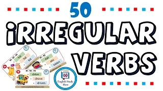 50 Most Common Irregular Verbs in English with Pictures | Irregular Verbs in English