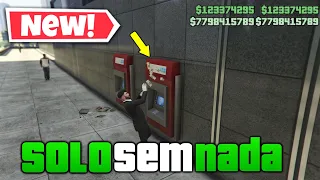 SAIUU! MILHÕES AGORA em SUPER Glitch de dinheiro SOLO no gta 5 online SEM PRECISAR TER NADA 💰✅️