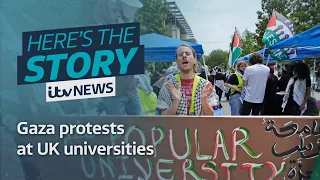 Gaza protests at UK universities | ITV News