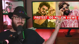 American Reacts to : Fastest 100 Million Views - Songs in India