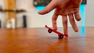 I Tried Fingerboarding With A LEGO Fingerboard!??