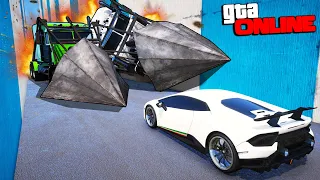 ТУТ НЕВОЗМОЖНО ПРОЕХАТЬ! СТЕНКА НА СТЕНКУ В ГТА 5 ОНЛАЙН! УГАР GTA 5!