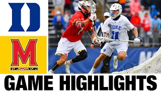 #2 Duke vs #7 Maryland Highlights (Quarterfinal) | 2024 NCAA Men's Lacrosse Championships