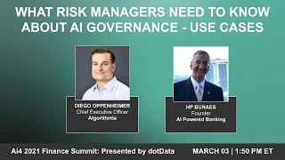 What Risk Managers Need to Know About AI Governance - Use Cases with Algorithmia & AIPowered Banking