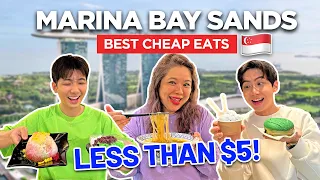 CHEAPEST FOOD IN MARINA BAY SANDS SINGAPORE