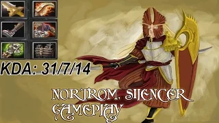 DotA Gameplay Nortrom, Silencer - Beyond GODLIKE!