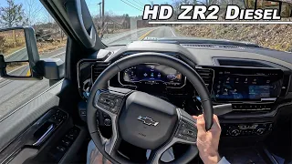 2024 Chevrolet Silverado 2500HD ZR2 - 6.6L Diesel Off Road Beast (POV Binaural Audio)