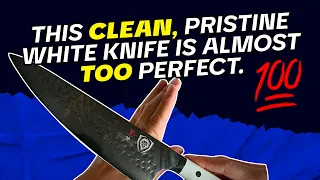 We Unbox The Shogun 8" Chef Knife With WHITE Handles