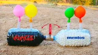 Experiment: Coca Cola and Mentos and Baking Soda! Super Effect!