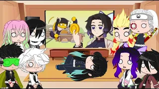 Hashira react to funny animation