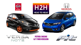 H2H #100 Nissan VERSA NOTE vs Honda FIT