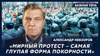 Невзоров: Протестный потенциал России был бездарно растрачен