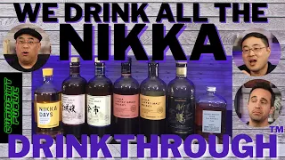 We Drink all the Nikka whisky | Nikka Drinkthrough (tm) | Curiosity Public