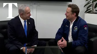 Elon Musk meets Israel's prime minister Benjamin Netanyahu