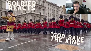American Soldier Reacts : King Charles III Procession