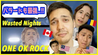 【 Wasted Nights 】ONE OK ROCK はバラードも最高だと外国人が感動、号泣｜Reaction【海外の反応】