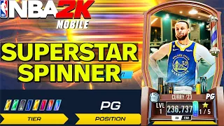 NBA 2K Mobile Superstar Spinner W/ TOP TIER Pulls !
