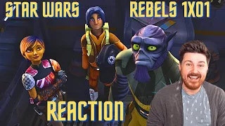 Star Wars Rebels 1X01 Reaction: Spark of Rebellion Part One and Two!