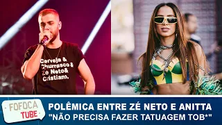 Zé Neto x Anitta: entenda a polêmica envolvendo o cantor sertanejo e a artista