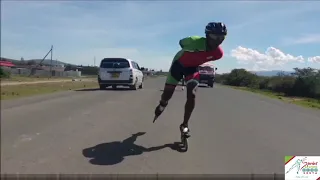 Inline Speed Skating Half Marathon with Sprint Skating Club Kenya. Pipeline Series S1