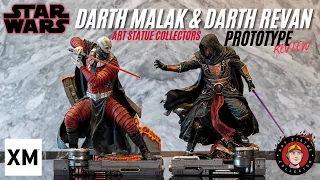 1/4 Scale Darth Malak & Darth Revan *prototype review* | XM Studios