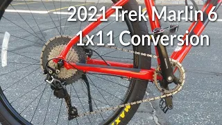 2021 Trek Marlin 6 - 1x11 Conversion - SLX M7000