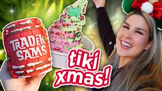 HOLIDAY TIKI MUG RELEASE at Trader Sam's & Christmas TREATS! Disneyland Vlog 2023