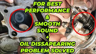 Suzuki Access Valve Replacement and Adjusting Valve Clearance & Tappet Noise | Hindi