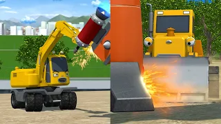 Strong Heavy Vehicles Episodes | Heavy Vehicles defeat the villains! | Tayo the little bus