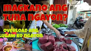 Fresh tuna ulit tayo | Sobrang tumal sa palengke | Special na almusal sa paresan..