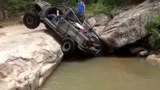 Clayton Ok Green Mamba trail in the goat. Exo Toyota pickup carbed.