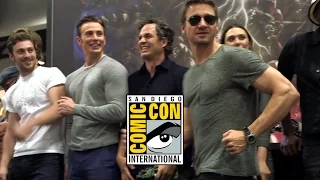Comic Con 2014: Avengers 2: Age of Ultron Cast Signing (2014) Marvel Movie HD