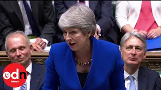 Theresa May gives emotional exit speech at final PMQs