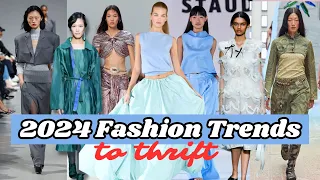 TOP 10 2024 FASHION TRENDS You Need To Thrift This Year!