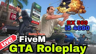 Lancar Jaya! Test PC Rakitan 2,9 Juta Main GTA FiveM RolePlay - RX 580 + i5 4690