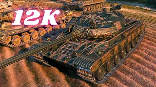 Vz. 55 Gothic Warrior  12K Damage & 2x Vz. 55 - 12.4K & 13.9K dmg World of Tanks Replays
