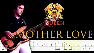 Queen - Mother Love (Bass Line + Tabs + Notation) By John Deacon