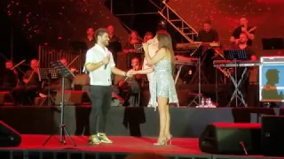 Elissa & Nassif Zeytoun - Aabali Habibi HD - Beirut Holidays 2019 اليسا - ناصيف زيتون عبالي حبيبي