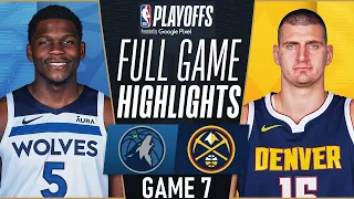 NUGGETS vs TIMBERWOLVES FULL GAME 7 HIGHLIGHTS | May 19, 2024 | NBA Playoffs Full Game Highlights