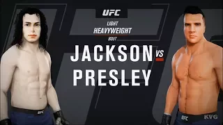 EA Sports UFC 3 - MICHAEL JACKSON vs ELVIS PRESLEY - Gameplay (HD) [1080p60FPS]