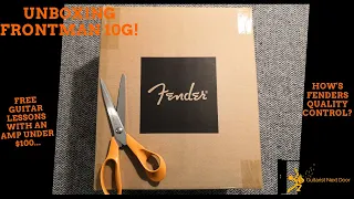 Fender Frontman 10G Unboxing - Fender Magic Under $100?