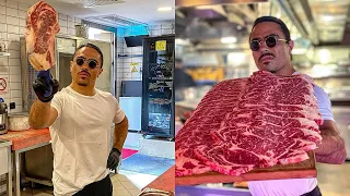 Salt Bae Cutting The Best Meat in Nusret Dubai !!!