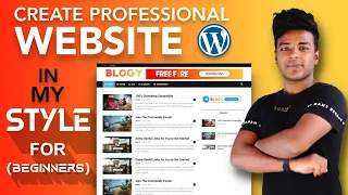 Create a Professional Website on WordPress (Step by Step for Beginners)