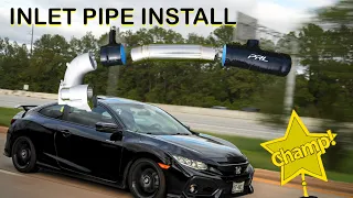 2019 Civic Si PRL Inlet Pipe Install