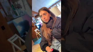 Funny grandpa tries to give granddaughter money to replace her distressed jeans