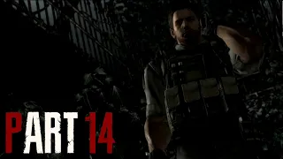 Resident Evil - Chris Redfield - Part 14 - SO MANY ZOMBIES! - Remastered - HD