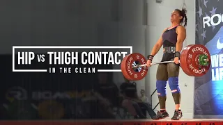 Hip vs Thigh Contact in the Clean | JTSstrength.com