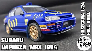 Subaru Impreza WRX 1994 - 1/24 Hasegawa Full Build - building a Flitspeed Rallycross car