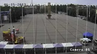 Ветер в Волгодонске (Пл.Победы, 15.06.2013, 16:45 - 16:47)