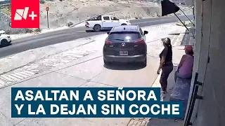 Ladrones le roban su coche a mujer cerca de Oaxtepec - N+